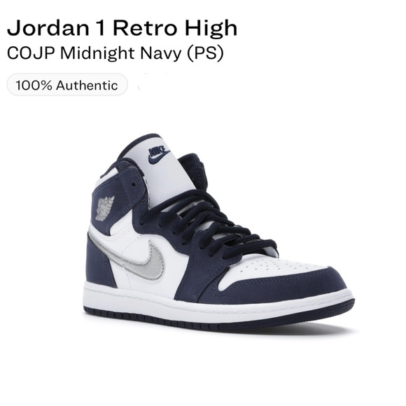 Jordan 1 retro high COJP Midnight Navy (PS) - Picture 2 of 4